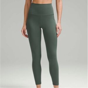 Lululemon Align Pant with Pockets 25”, Dark Forest, Size 14